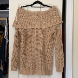 Off the shoulder sweater